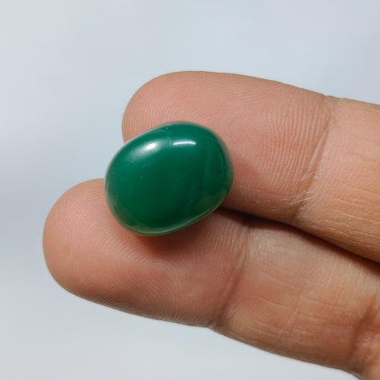 100% Natural Green Aqeeq Gemstone