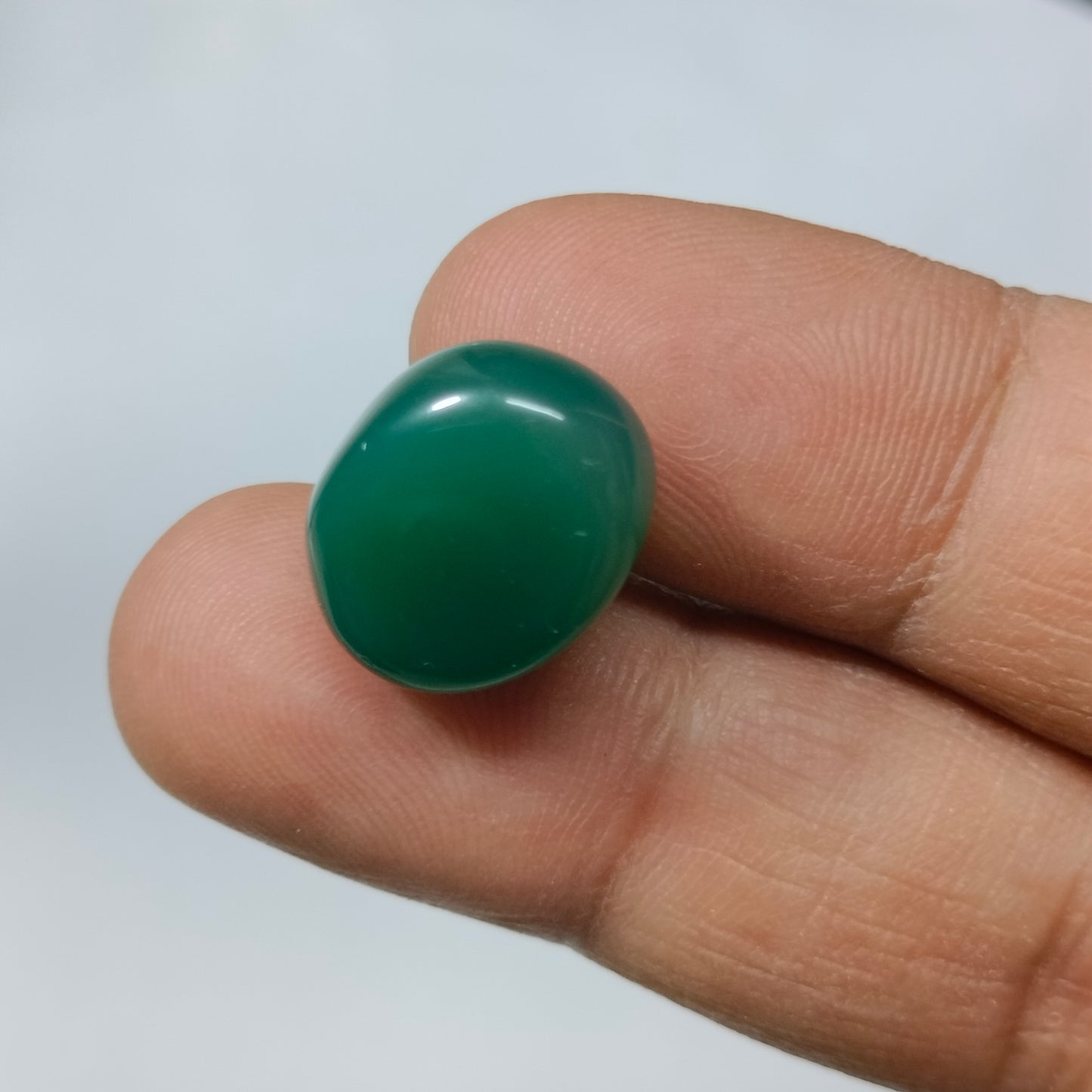 100% Natural Green Aqeeq Gemstone
