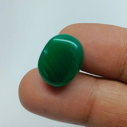 100% Natural Green Aqeeq