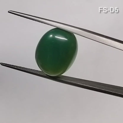 100% Natural Green Aqeeq Gemstone