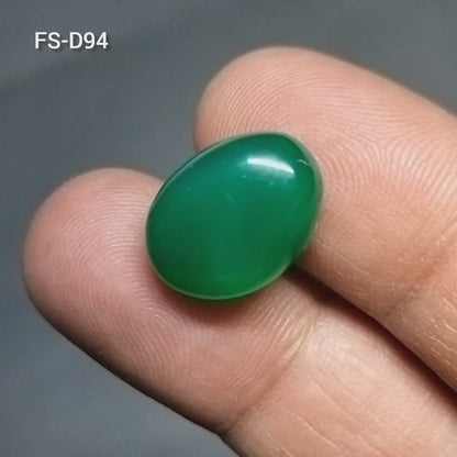 100% Natural Green Aqeeq