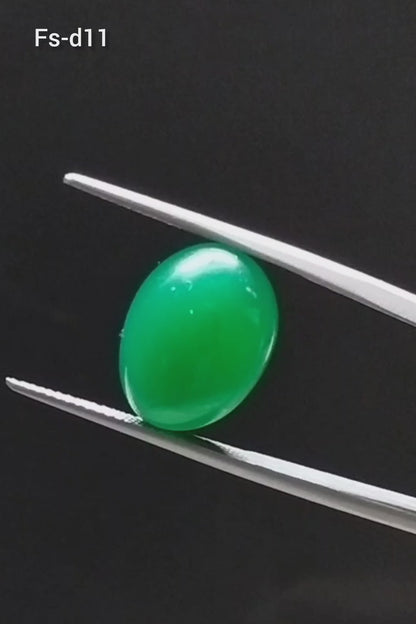 100% Natural Green Aqeeq